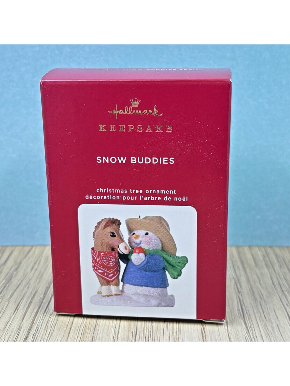Hallmark Keepsake Ornament 2020 Snow Buddies Snowman Horse Pony #23 MIB 23rd